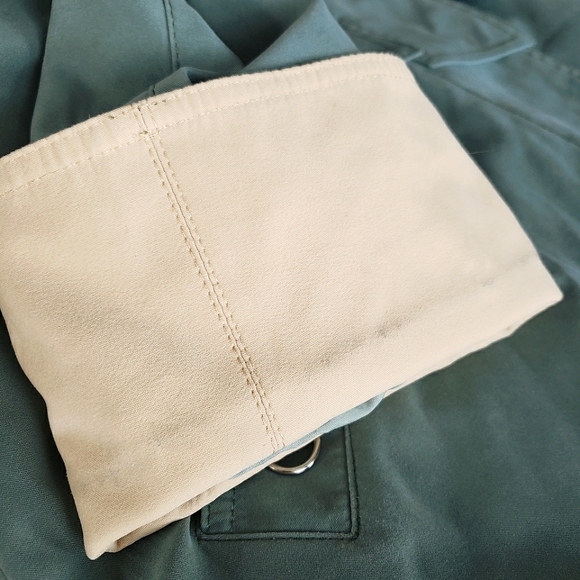 VINTAGE 80s 90s Windbreaker Coat | Green & Yellow | Medium | Nuage Collection - Picture 13 of 13